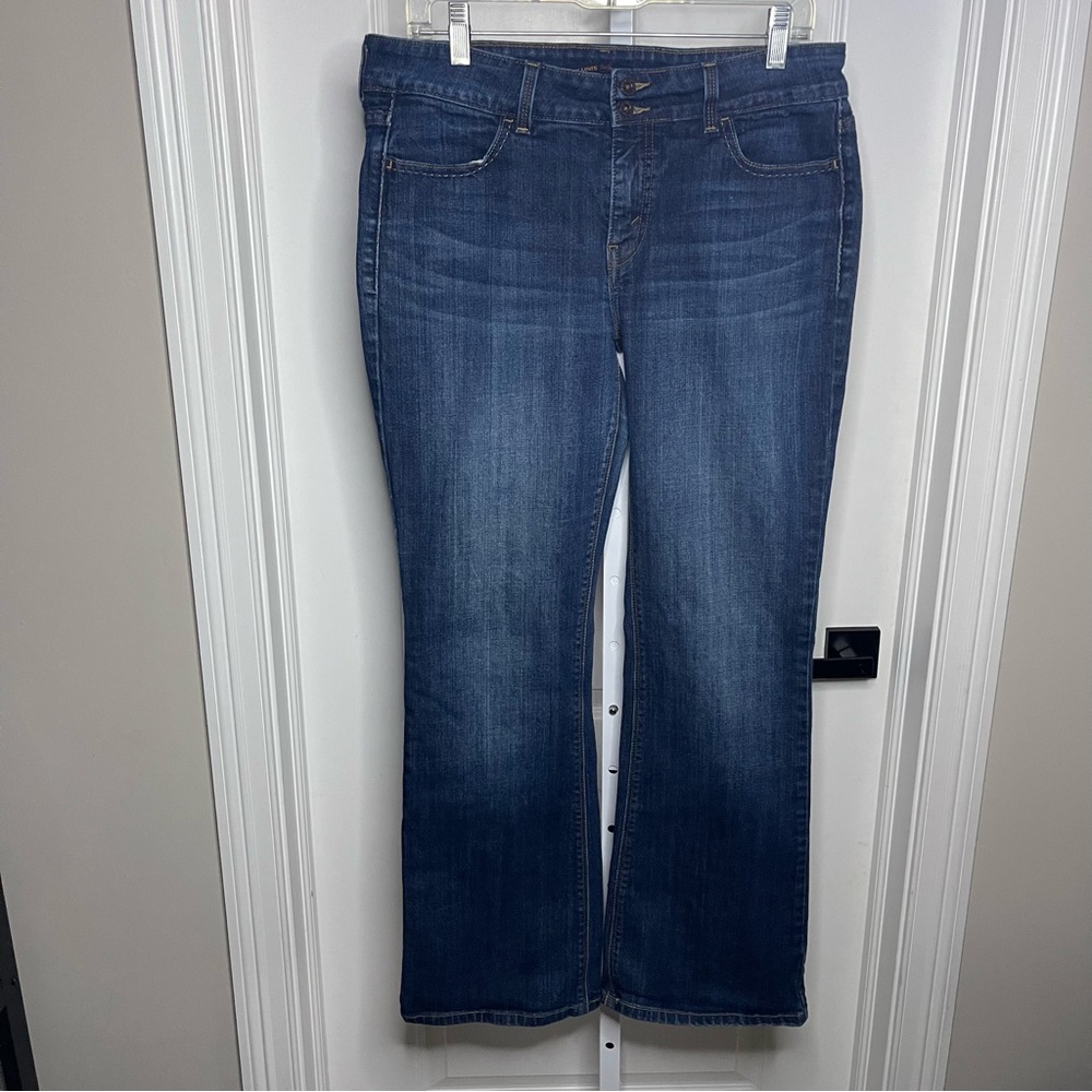 Levi’s 526 Slender Bootcut Jeans Dark Wash Size 12 Mid Rise Stretch